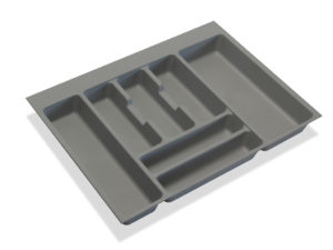 Cubertero PVC Vantage gris