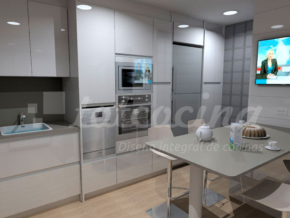 diseño 3D cocina de Totcocina